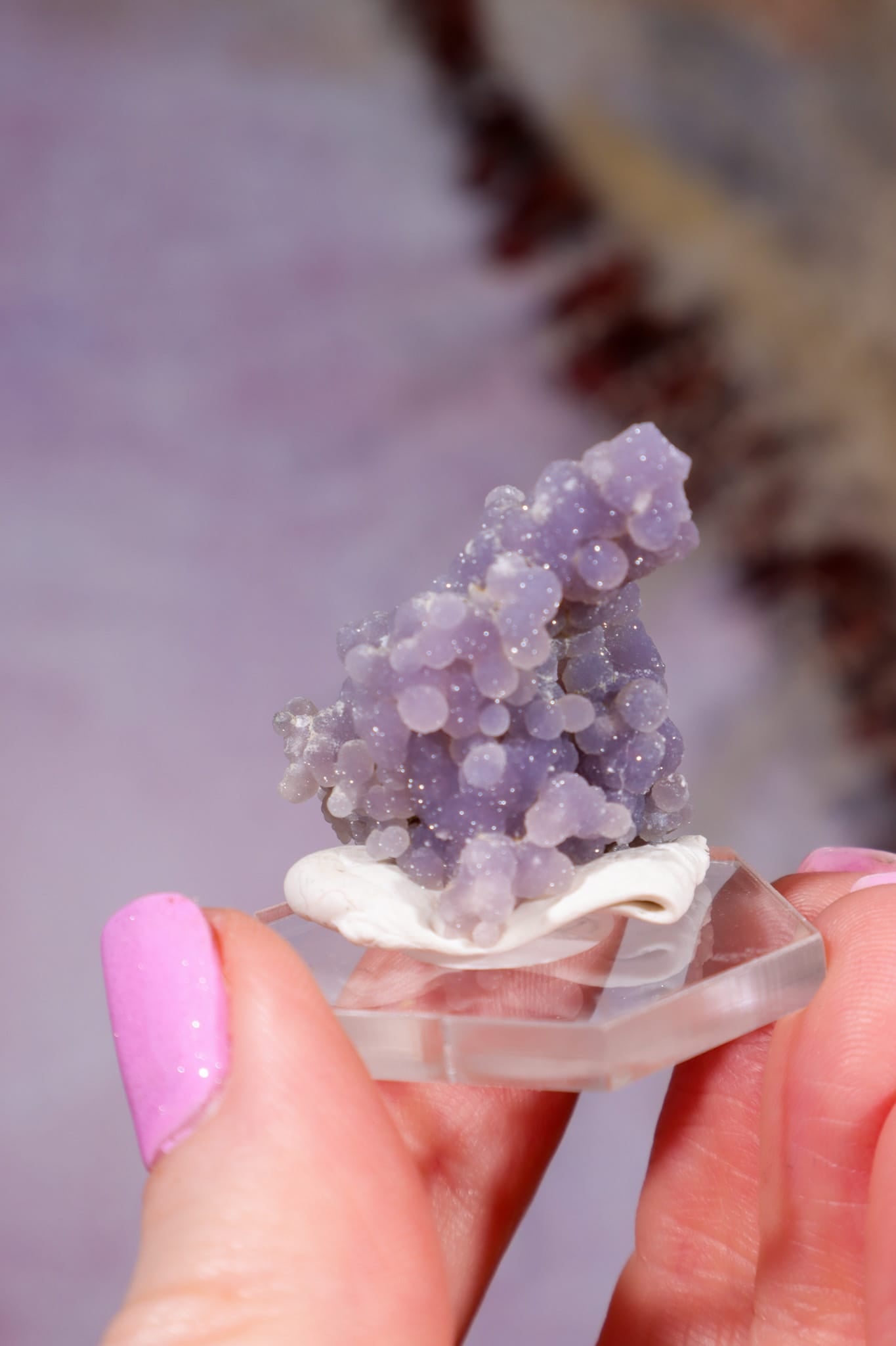 Grape Agate Specimen | 3cm | Indonesia Minerals Tali & Loz Crystals