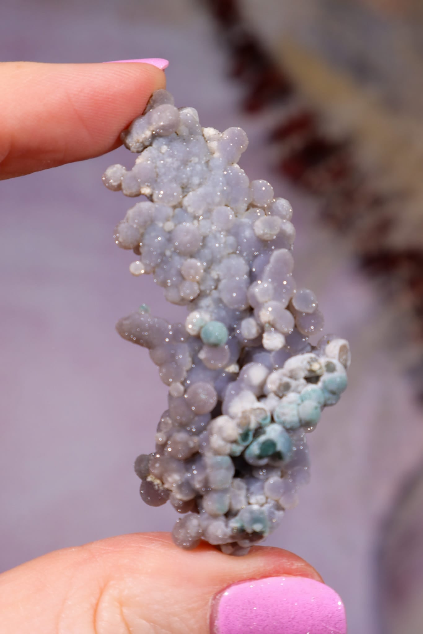 Grape Agate Specimen | 5.5cm | Indonesia Minerals Tali & Loz Crystals