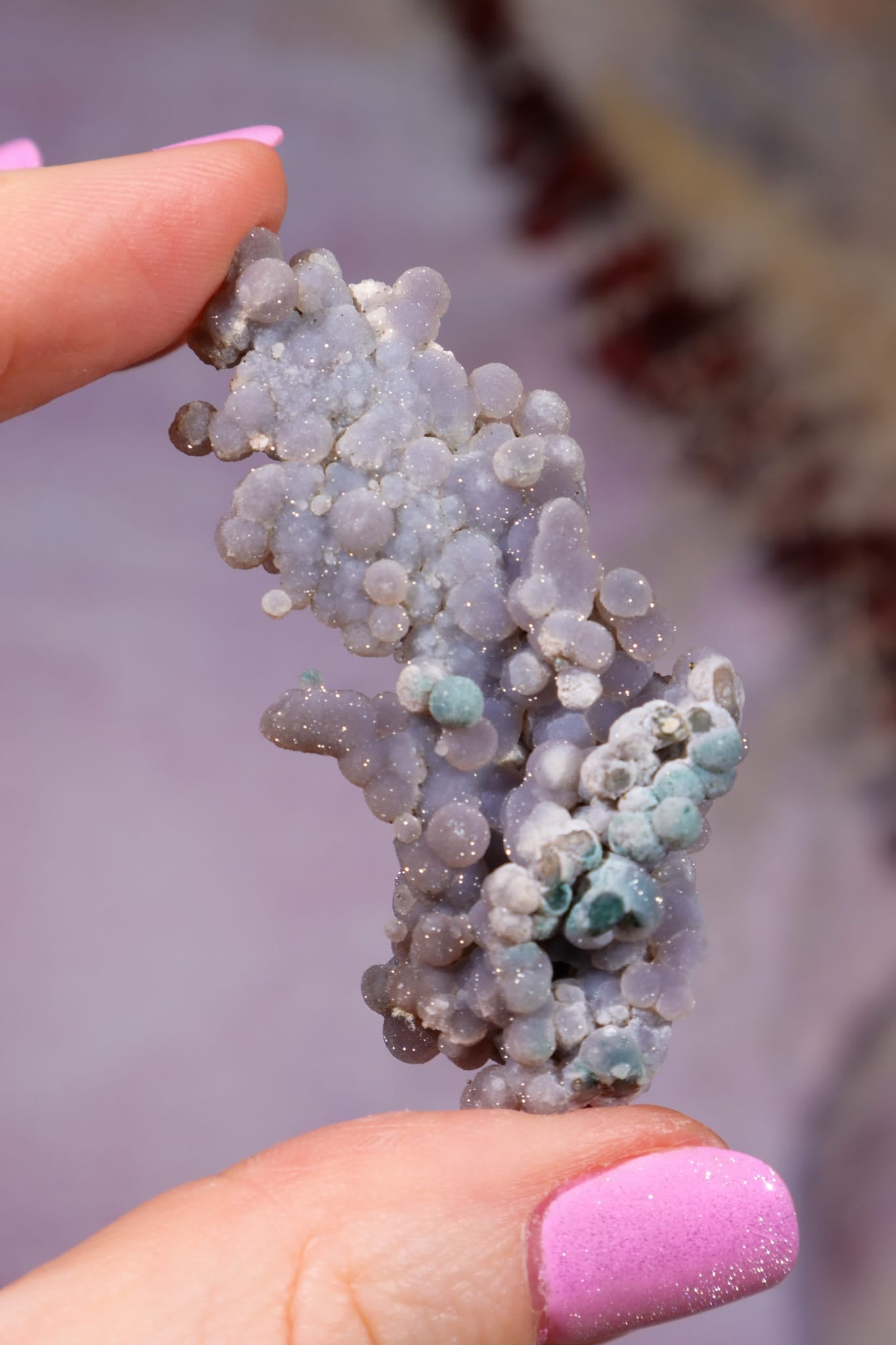 Grape Agate Specimen | 5.5cm | Indonesia Minerals Tali & Loz Crystals