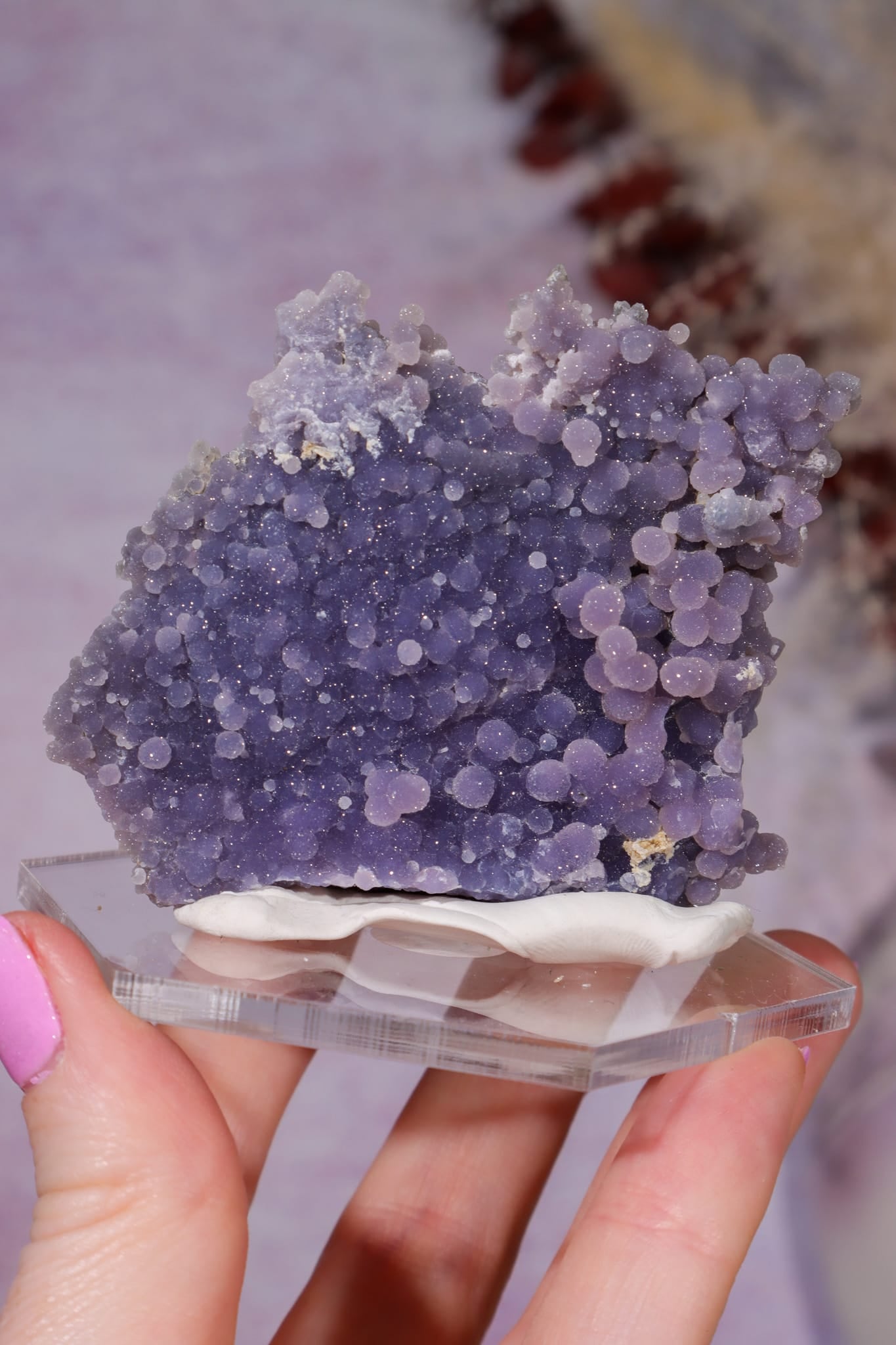 Grape Agate Specimen | 5.8cm | Indonesia Minerals Tali & Loz Crystals