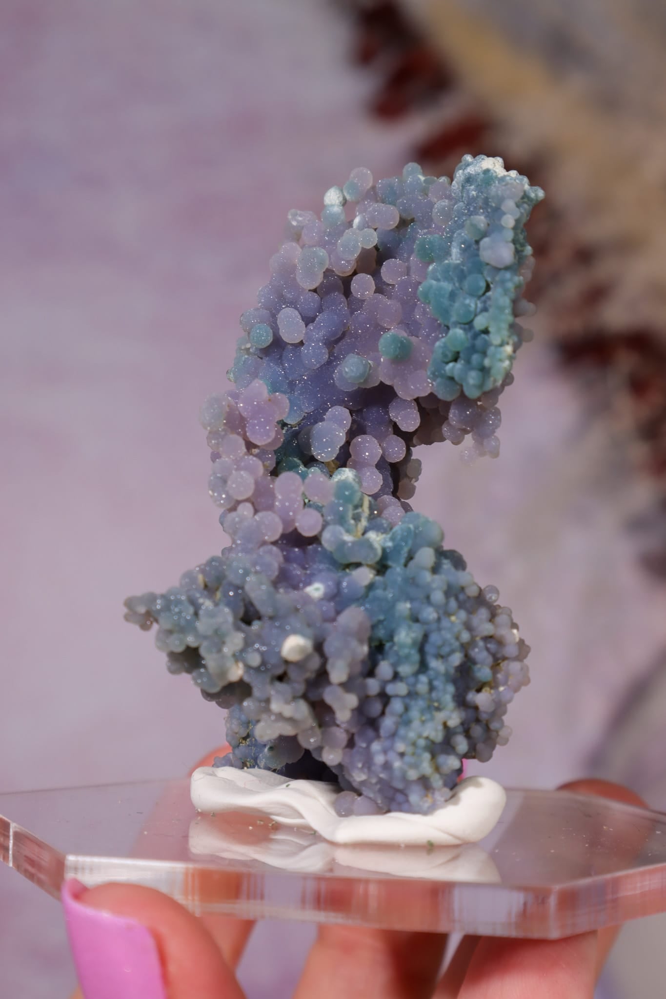 Grape Agate Specimen | 6.5cm | Indonesia Minerals Tali & Loz Crystals