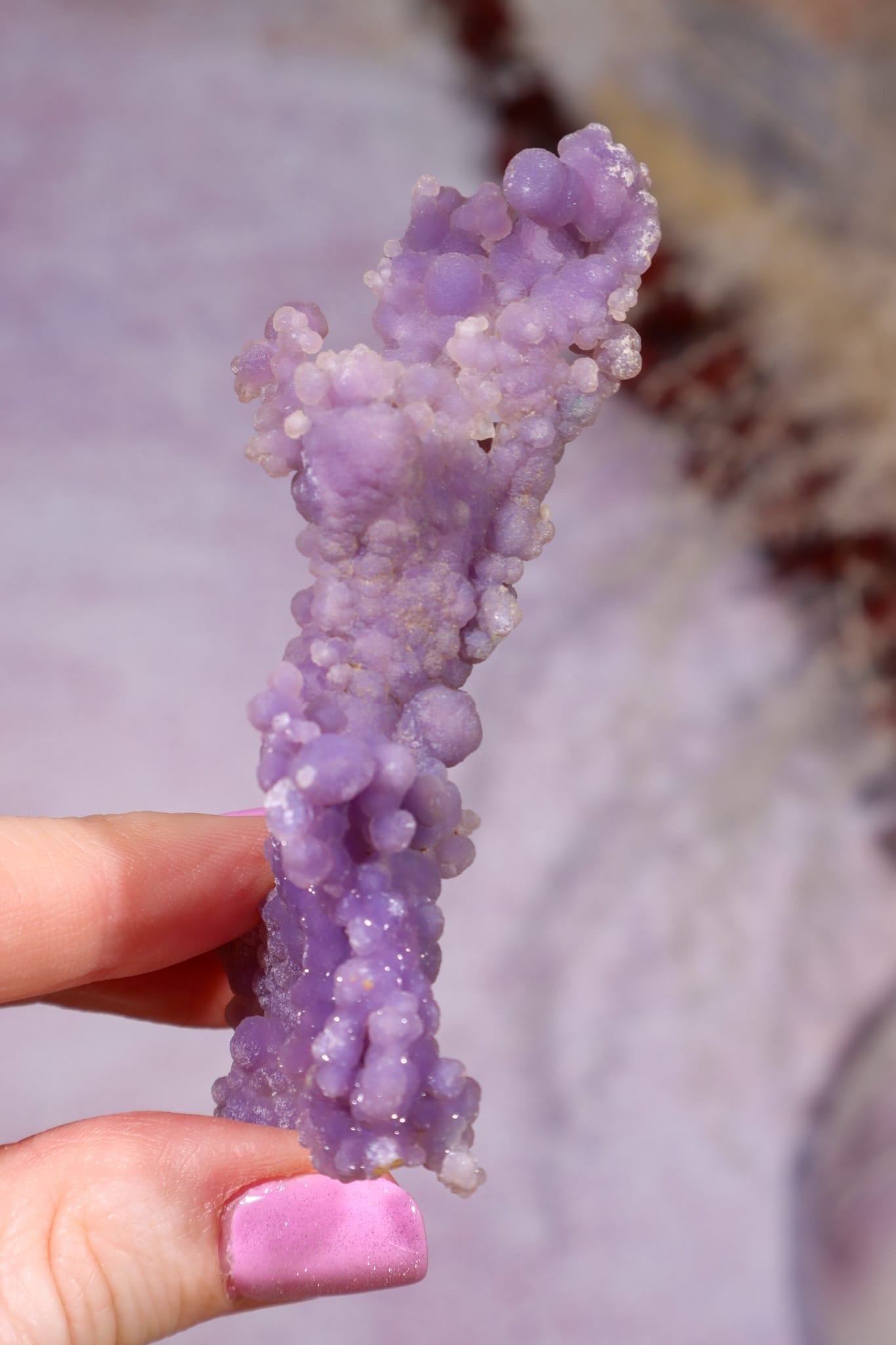 Grape Agate Specimen | 8cm | Indonesia Minerals Tali & Loz Crystals