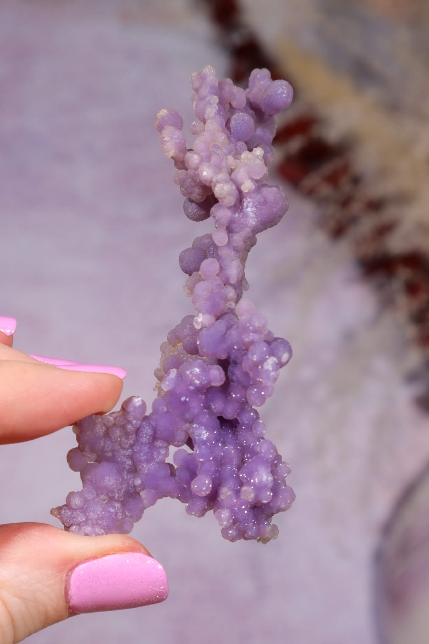 Grape Agate Specimen | 8cm | Indonesia Minerals Tali & Loz Crystals