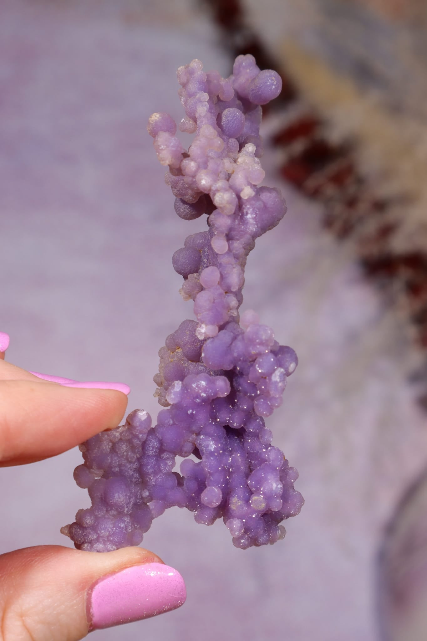 Grape Agate Specimen | 8cm | Indonesia Minerals Tali & Loz Crystals