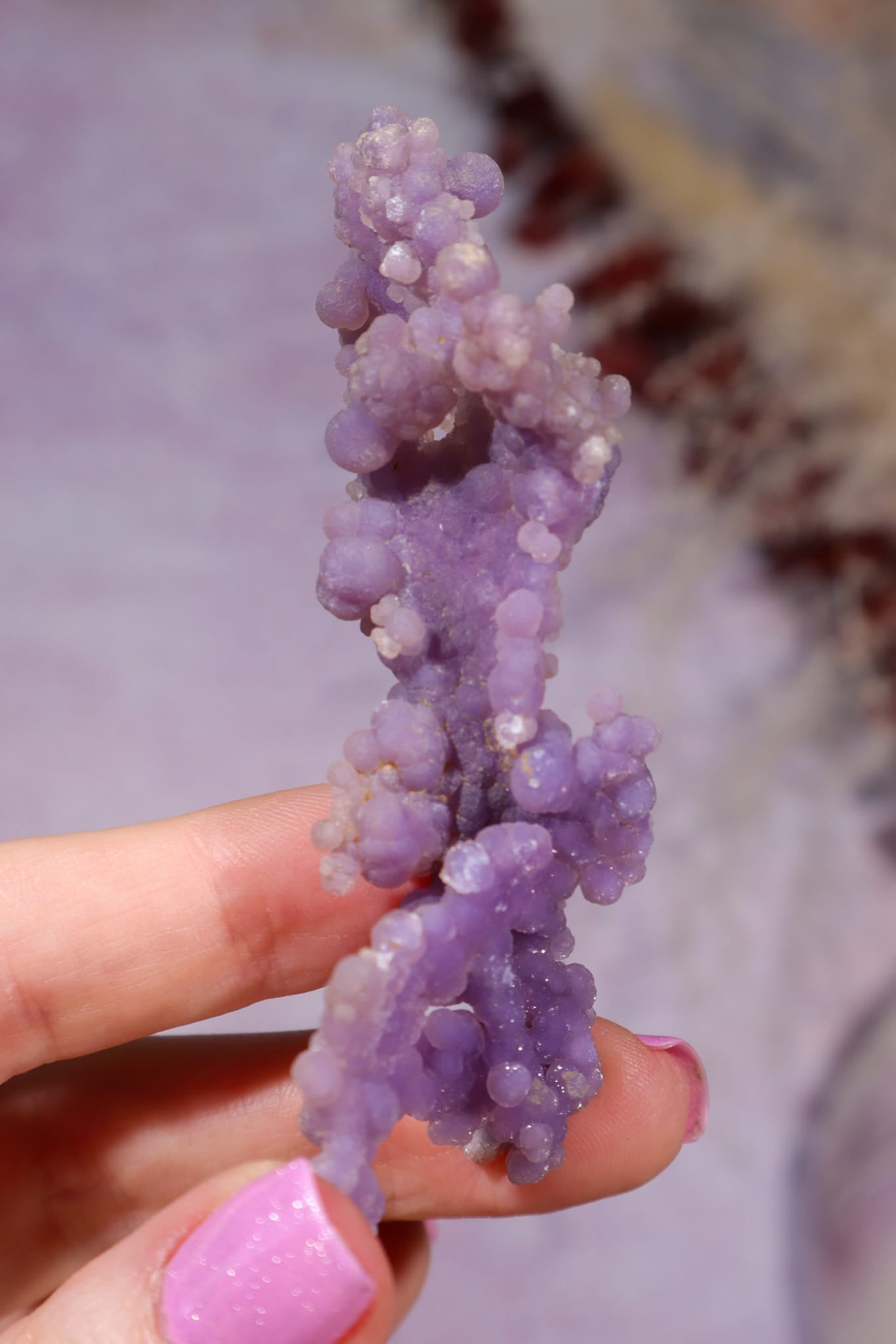 Grape Agate Specimen | 8cm | Indonesia Minerals Tali & Loz Crystals