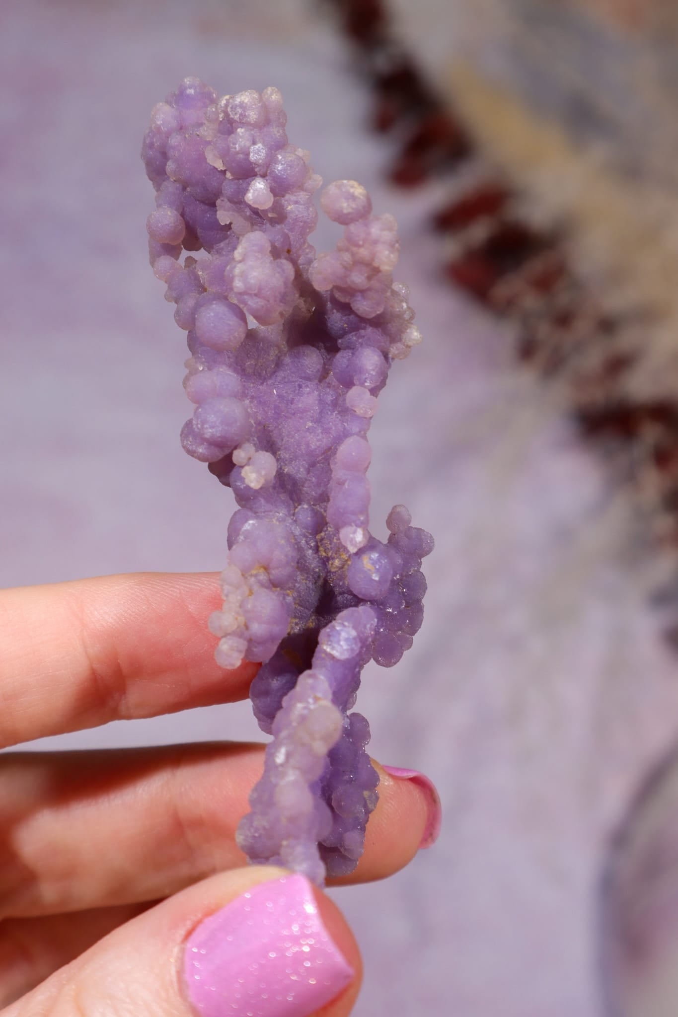 Grape Agate Specimen | 8cm | Indonesia Minerals Tali & Loz Crystals