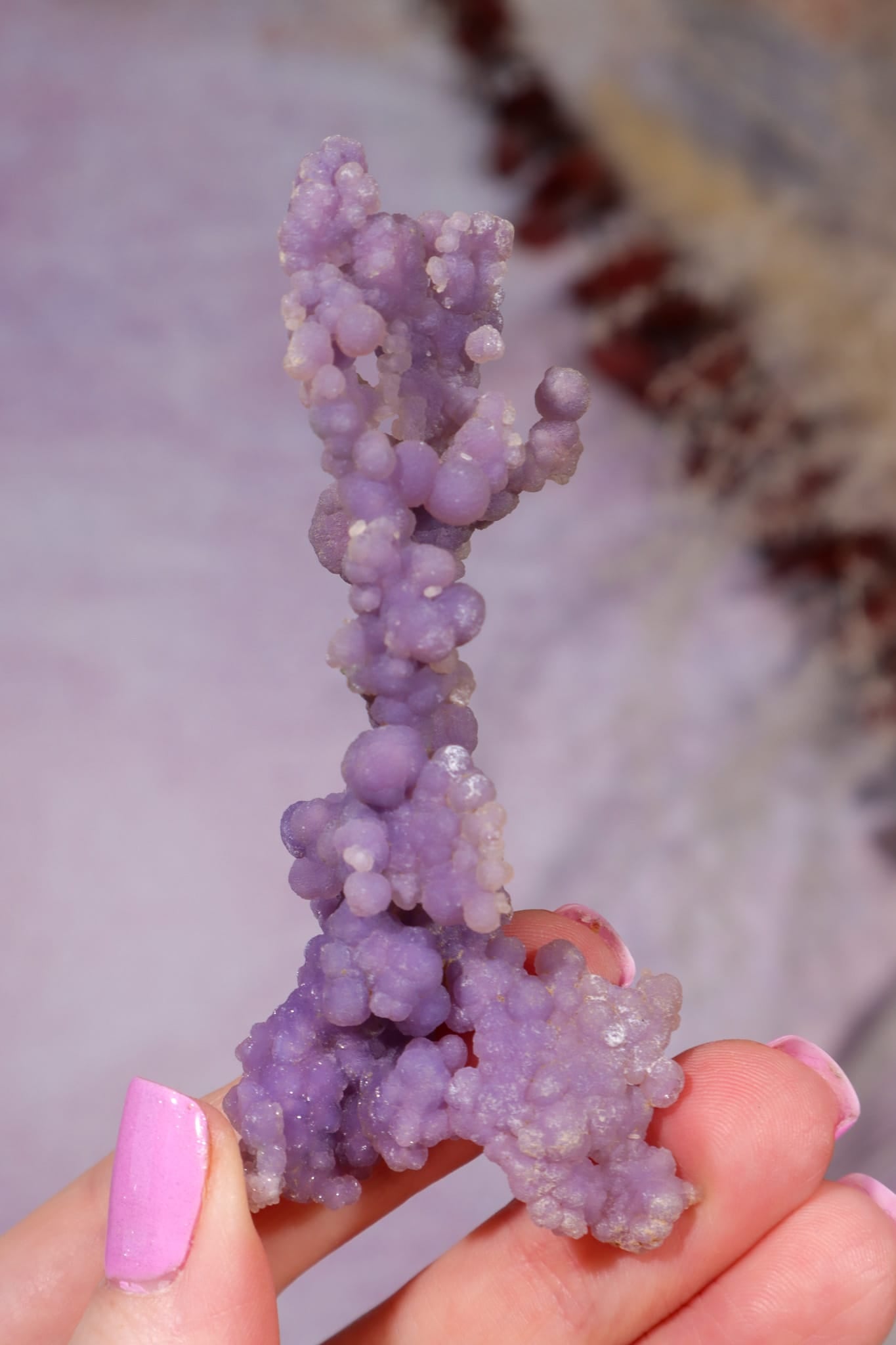 Grape Agate Specimen | 8cm | Indonesia Minerals Tali & Loz Crystals