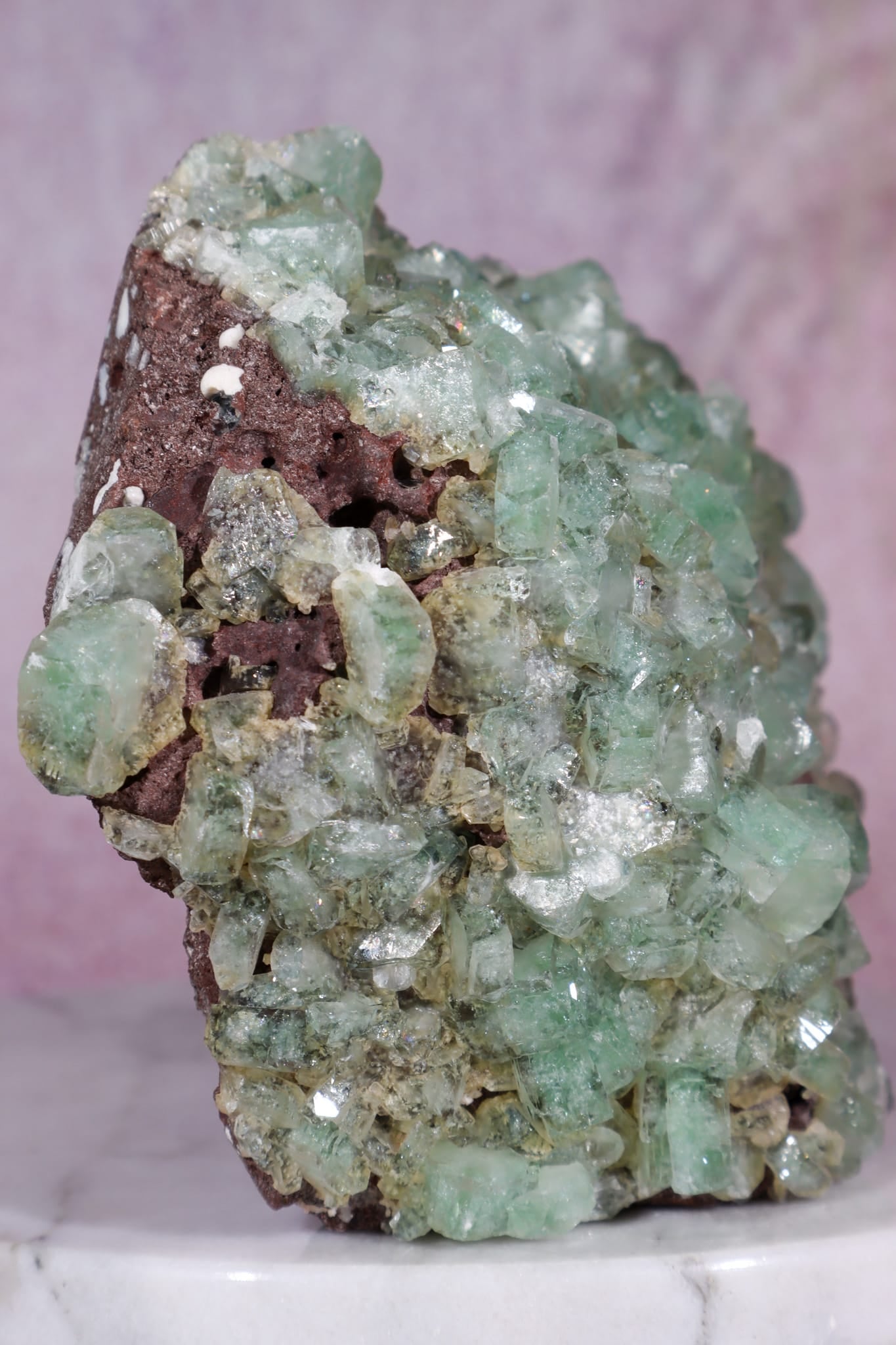 Green Apophyllite Specimen | 9cm | India Specimen Tali & Loz Crystals