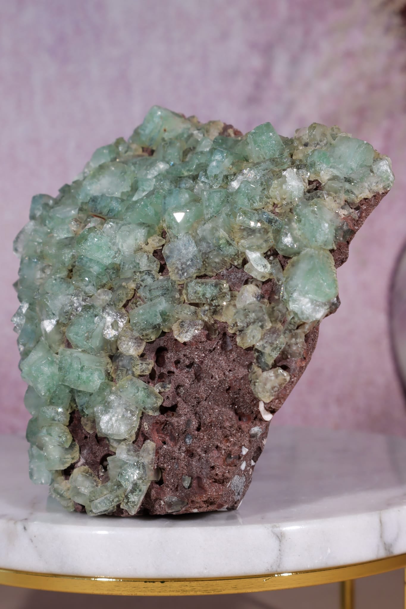 Green Apophyllite Specimen | 9cm | India Specimen Tali & Loz Crystals