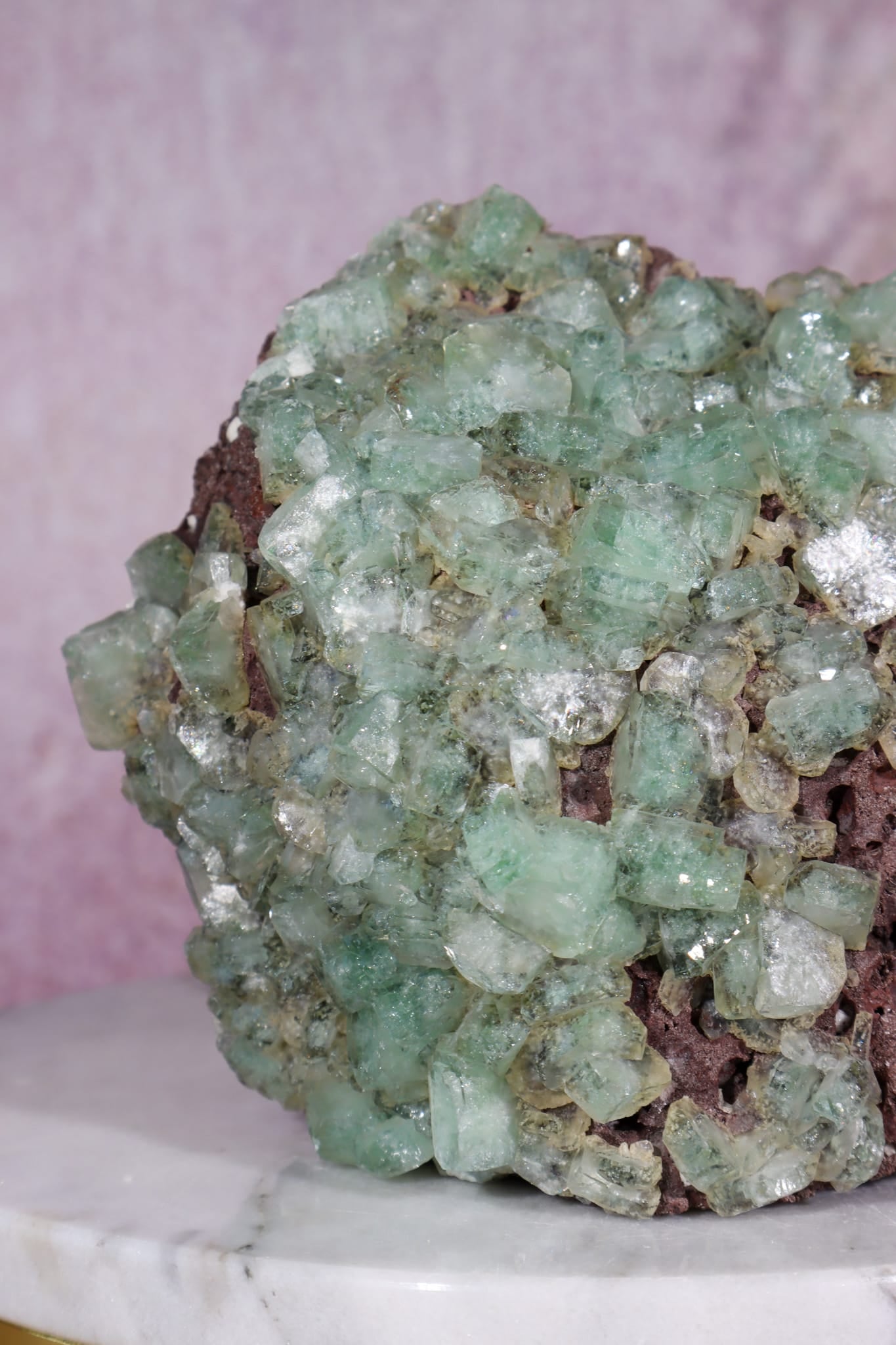 Green Apophyllite Specimen | 9cm | India Specimen Tali & Loz Crystals