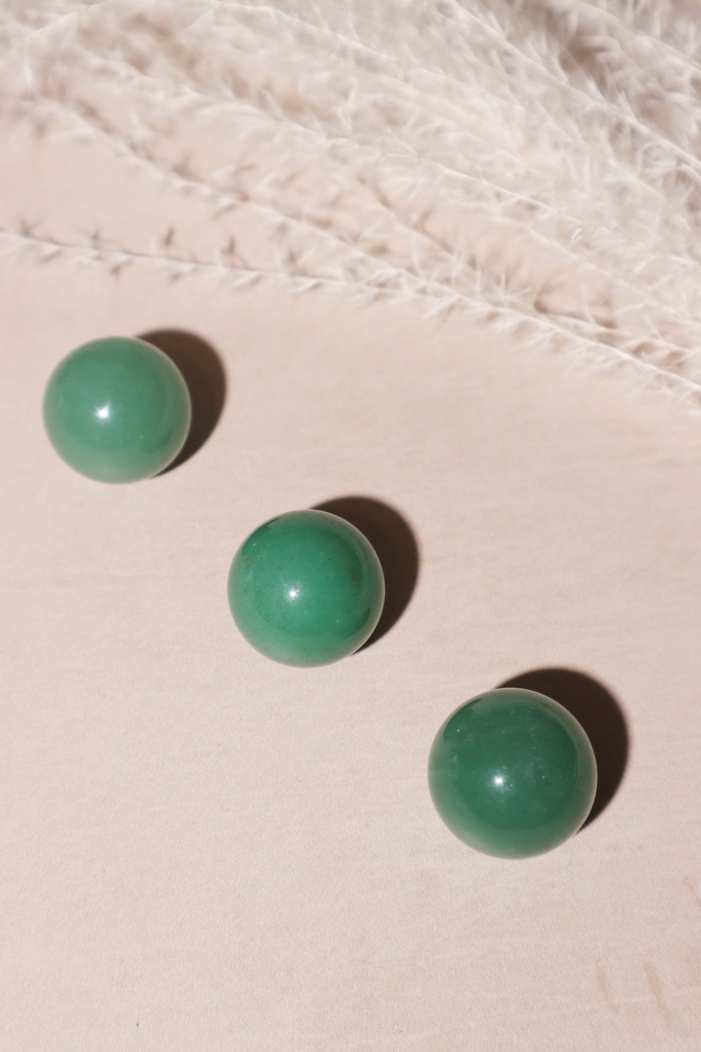 Green Aventurine Spheres 20mm - Tali & Loz Crystals