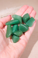 Green Aventurine Tumblestones 20-30mm - Tali & Loz Crystals