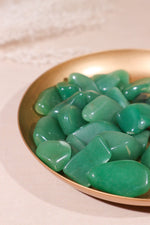 Green Aventurine Tumblestones 20-30mm - Tali & Loz Crystals