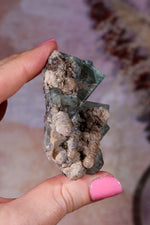 Green Fluorite & Calcite Cluster | Heights Mine, Weardale | County Durham, UK Minerals Tali & Loz