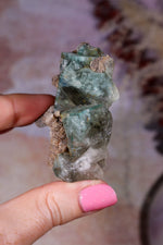 Green Fluorite & Calcite Cluster | Heights Mine, Weardale | County Durham, UK Minerals Tali & Loz
