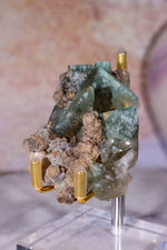 Green Fluorite & Calcite Cluster | Heights Mine, Weardale | County Durham, UK Minerals Tali & Loz