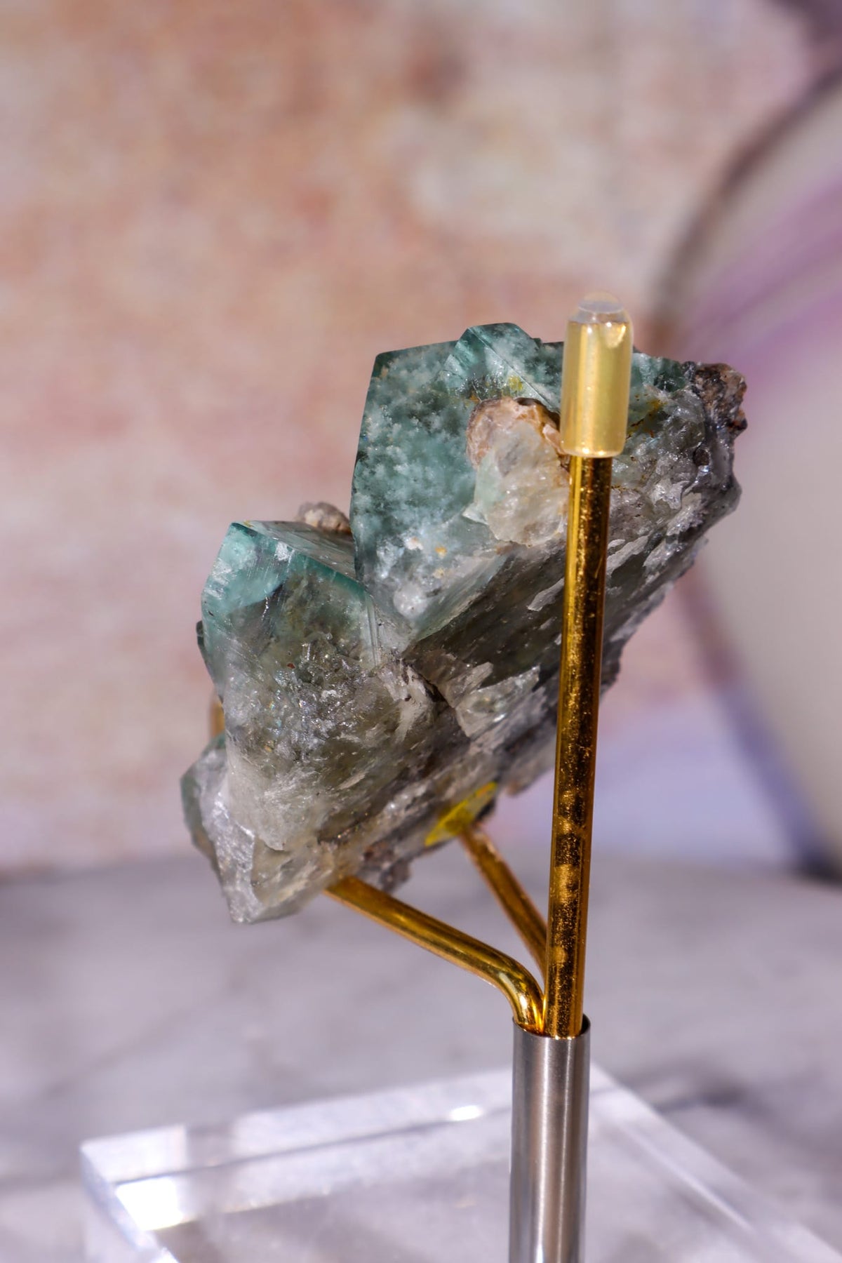 Green Fluorite & Calcite Cluster | Heights Mine, Weardale | County Durham, UK Minerals Tali & Loz
