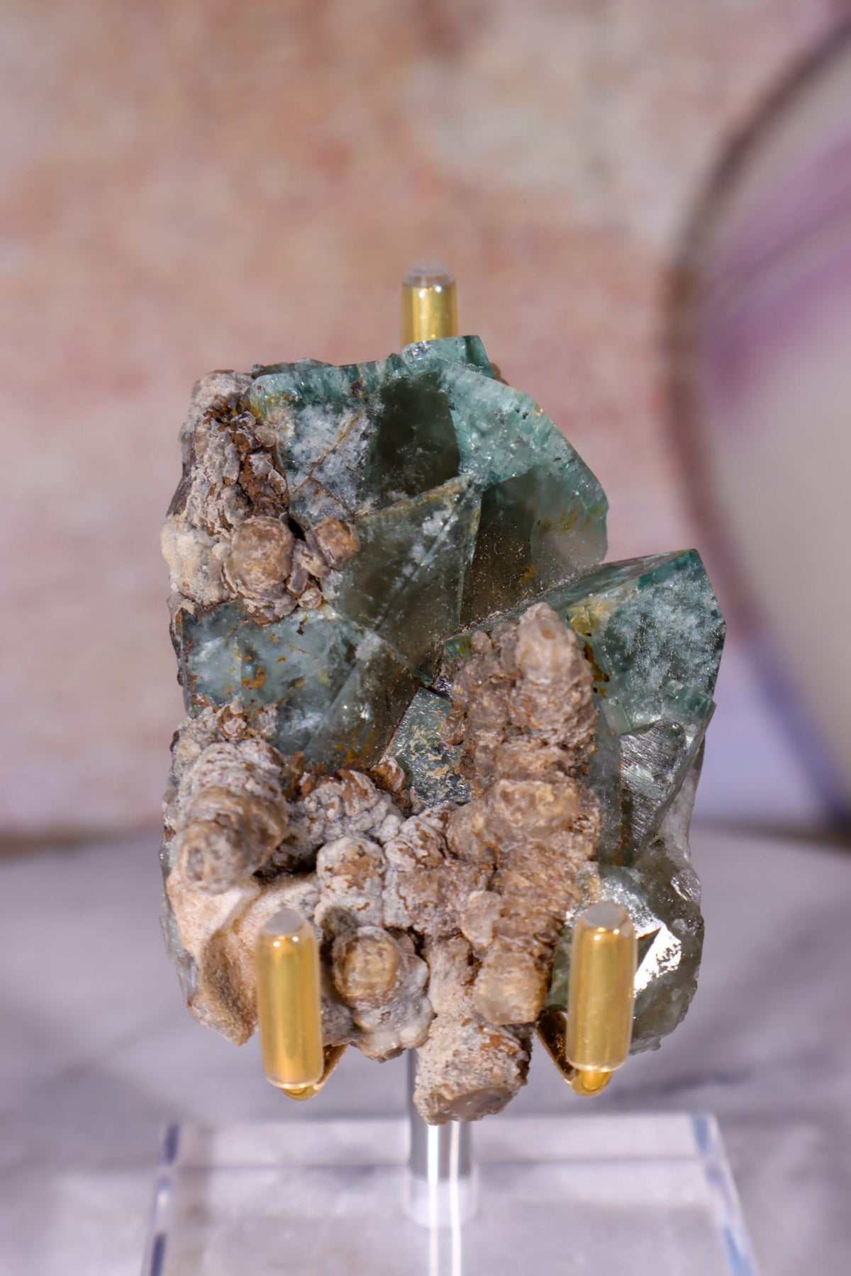 Green Fluorite & Calcite Cluster | Heights Mine, Weardale | County Durham, UK Minerals Tali & Loz