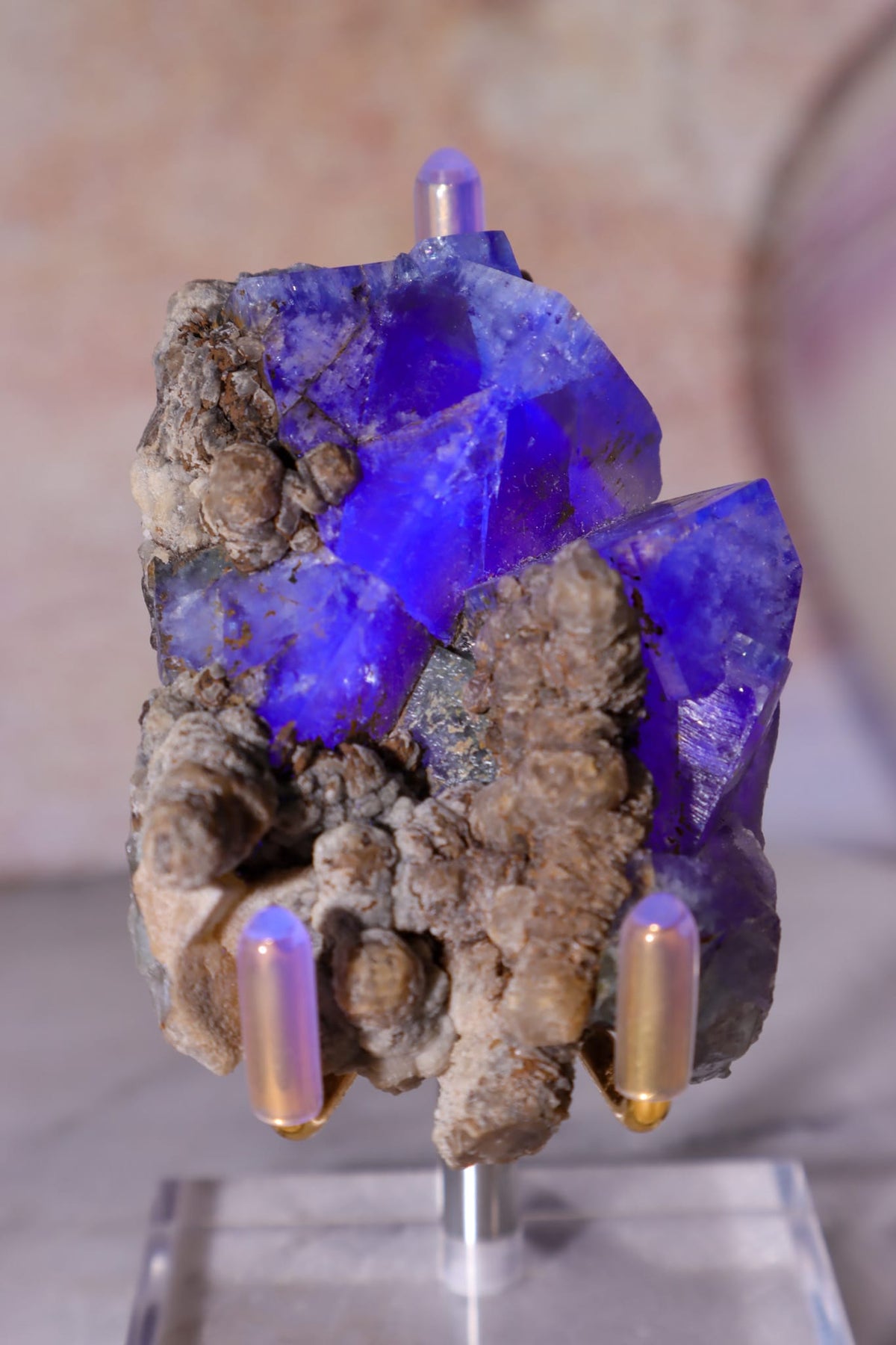 Green Fluorite & Calcite Cluster | Heights Mine, Weardale | County Durham, UK Minerals Tali & Loz