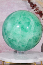 Green Fluorite Statement Sphere 8.2KG Spheres Tali & Loz Crystals
