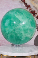 Green Fluorite Statement Sphere 8.2KG Spheres Tali & Loz Crystals