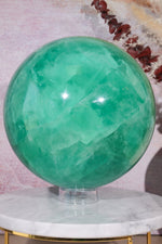 Green Fluorite Statement Sphere 8.2KG Spheres Tali & Loz Crystals