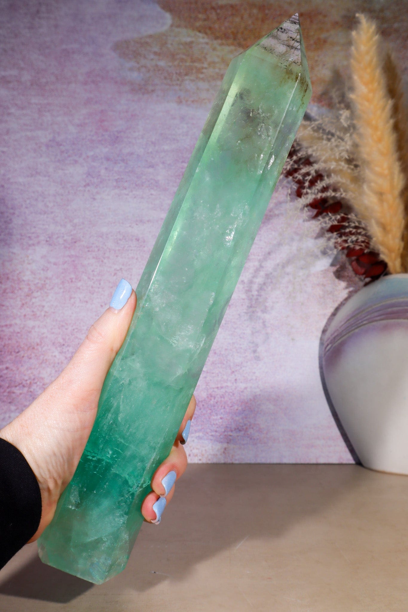 Green Fluorite Statement Tower 1.2KG Towers Tali & Loz Crystals