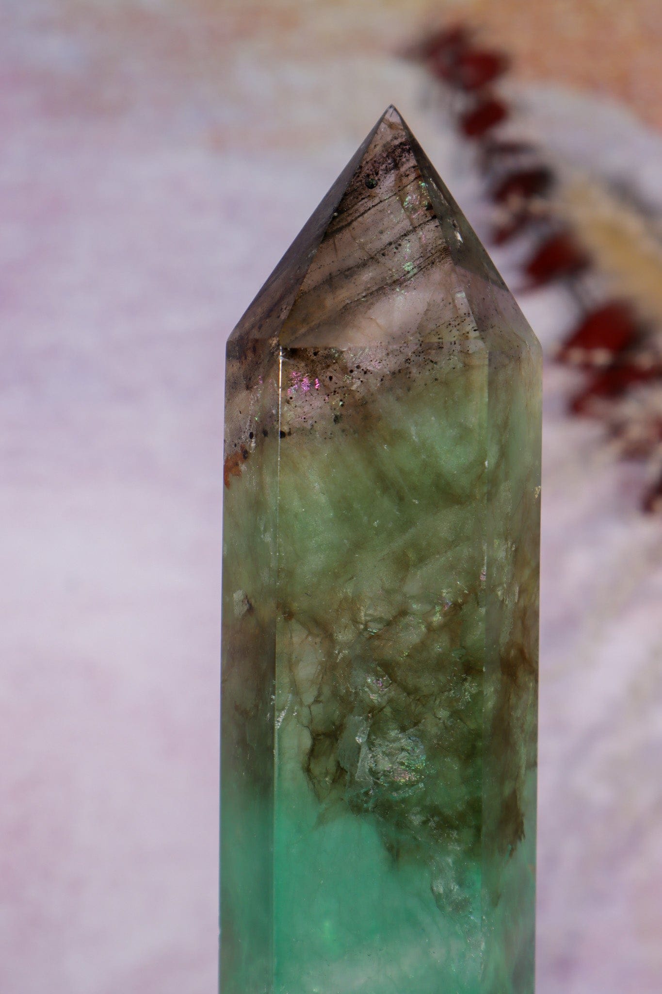 Green Fluorite Statement Tower 1.3KG Towers Tali & Loz Crystals