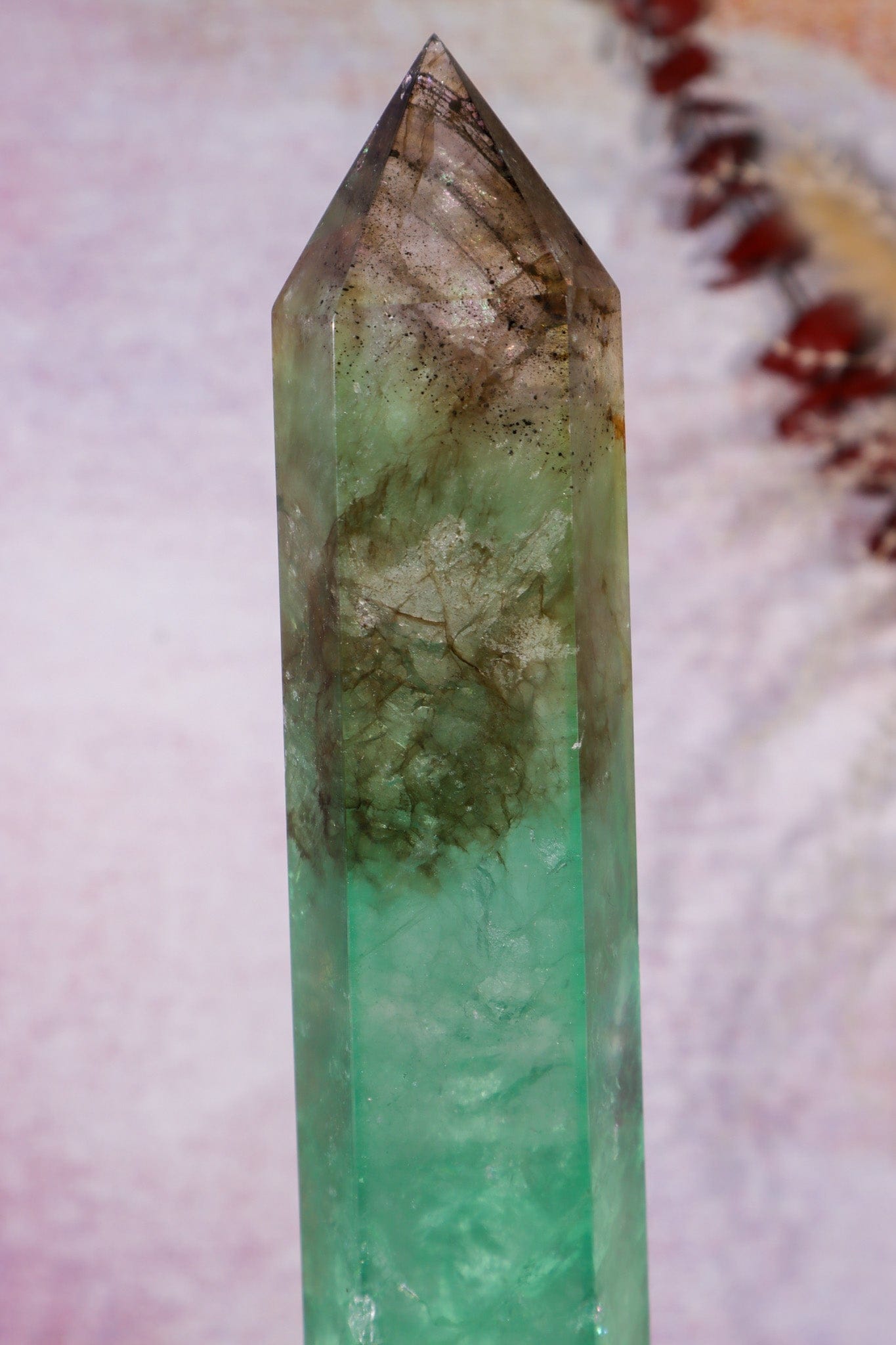 Green Fluorite Statement Tower 1.3KG Towers Tali & Loz Crystals
