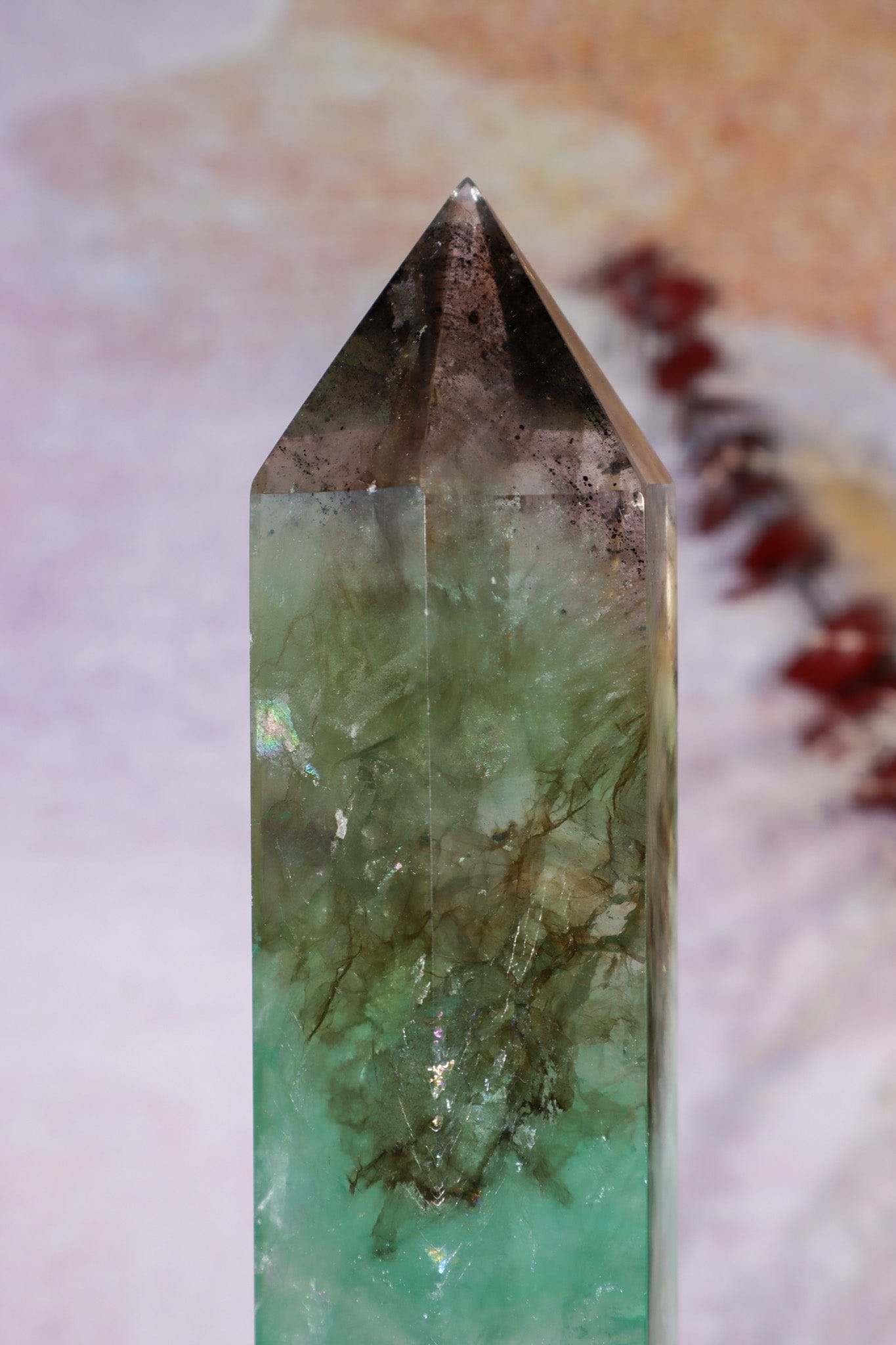 Green Fluorite Statement Tower 1.3KG Towers Tali & Loz Crystals