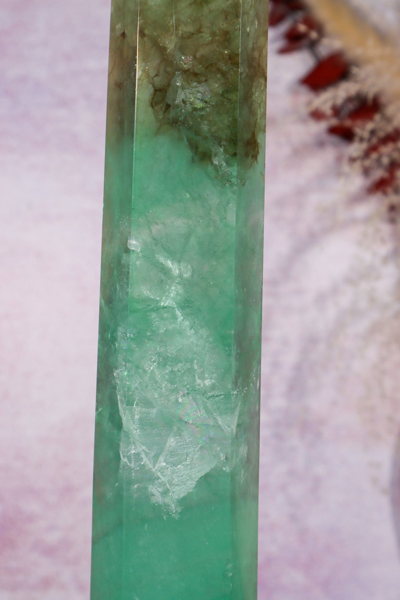 Green Fluorite Statement Tower 1.3KG Towers Tali & Loz Crystals