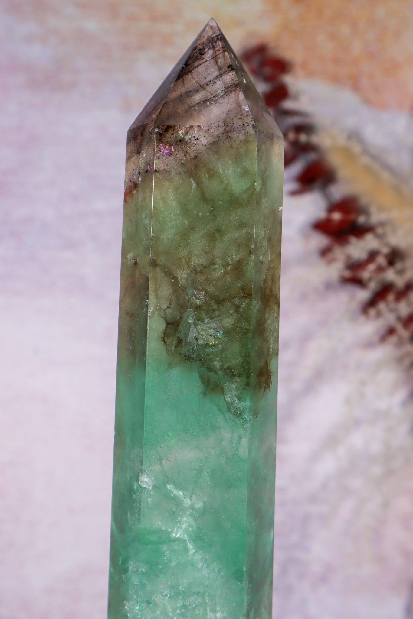 Green Fluorite Statement Tower 1.3KG Towers Tali & Loz Crystals
