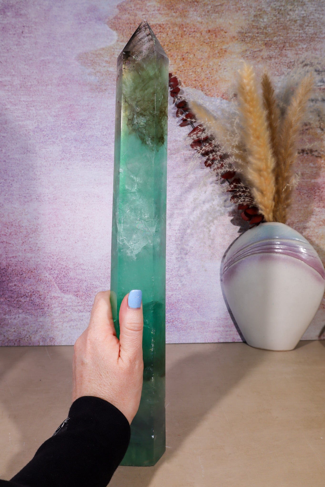 Green Fluorite Statement Tower 1.3KG Towers Tali & Loz Crystals