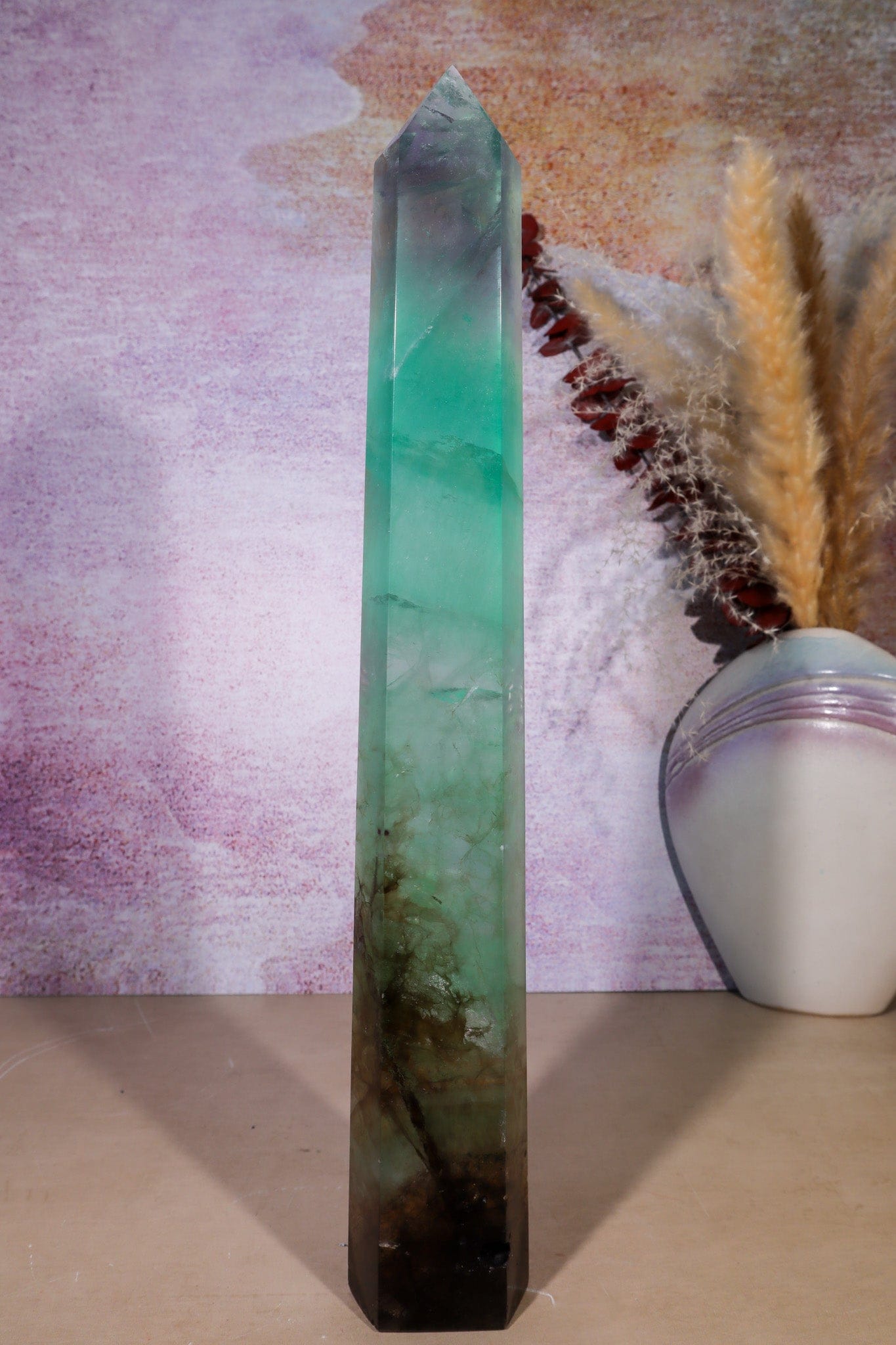 Green Fluorite Statement Tower 1.6KG Towers Tali & Loz Crystals