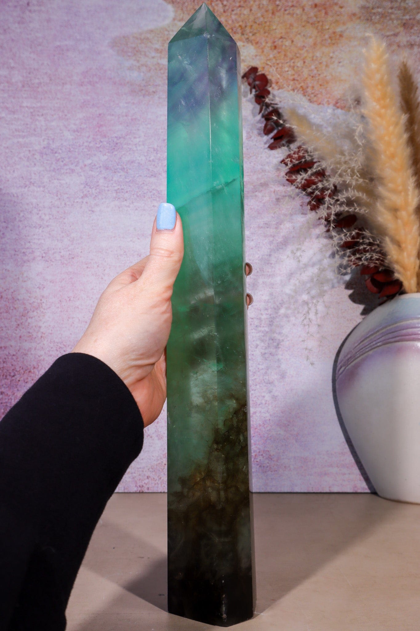 Green Fluorite Statement Tower 1.6KG Towers Tali & Loz Crystals