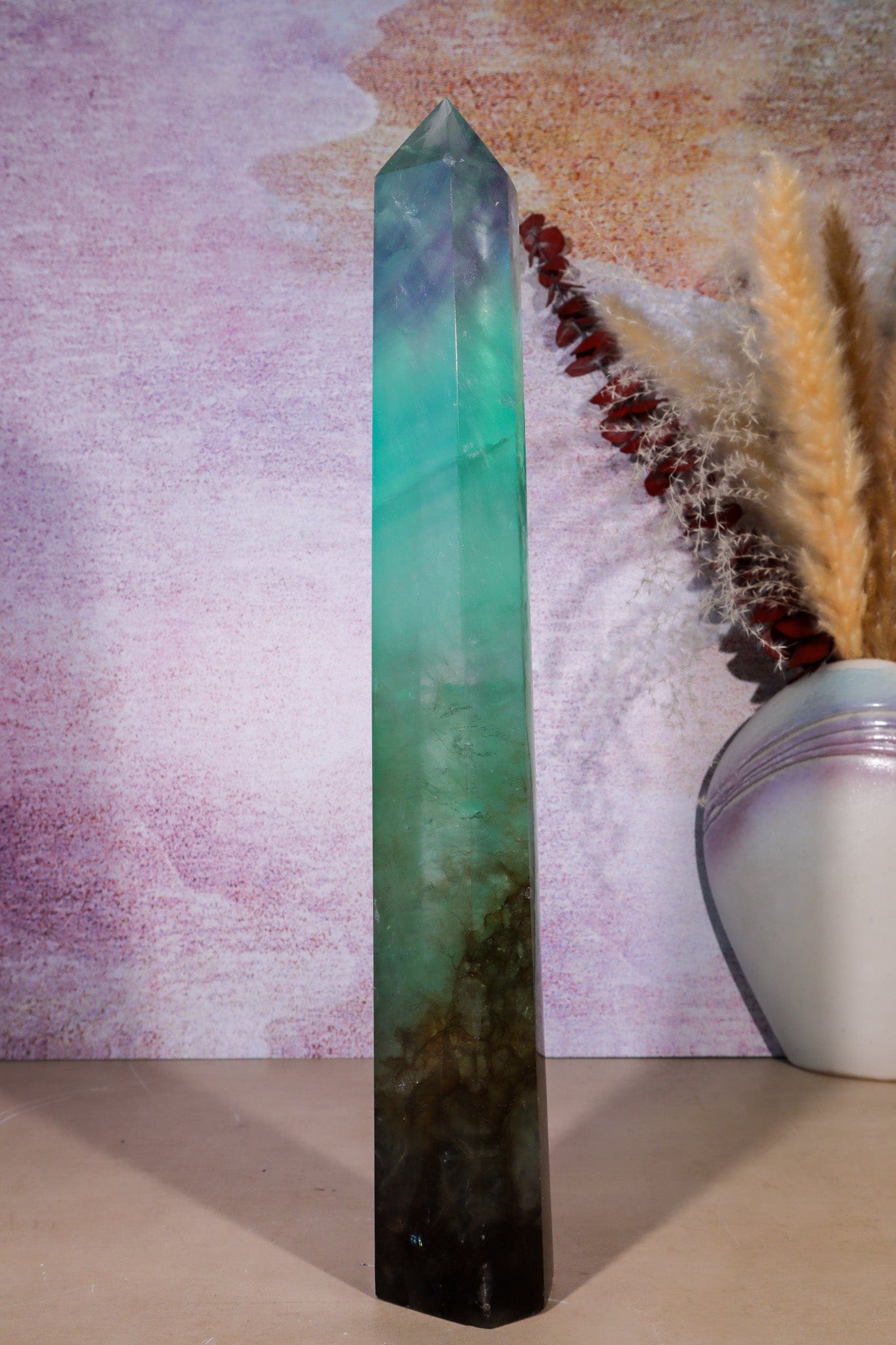 Green Fluorite Statement Tower 1.6KG Towers Tali & Loz Crystals