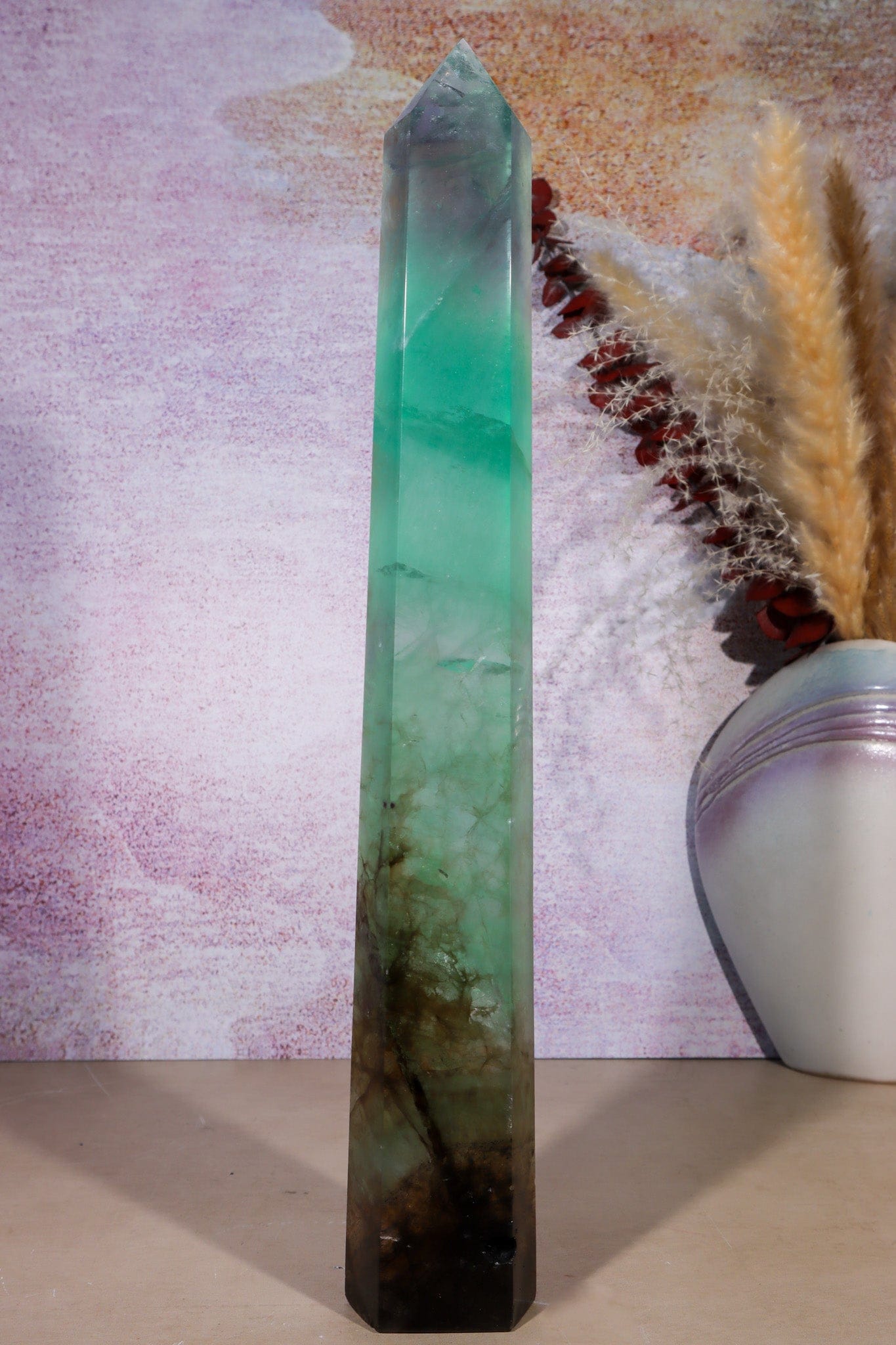 Green Fluorite Statement Tower 1.6KG Towers Tali & Loz Crystals