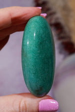 Green Fuchsite Palmstones | 6cm | India Palmstones Tali & Loz Crystals