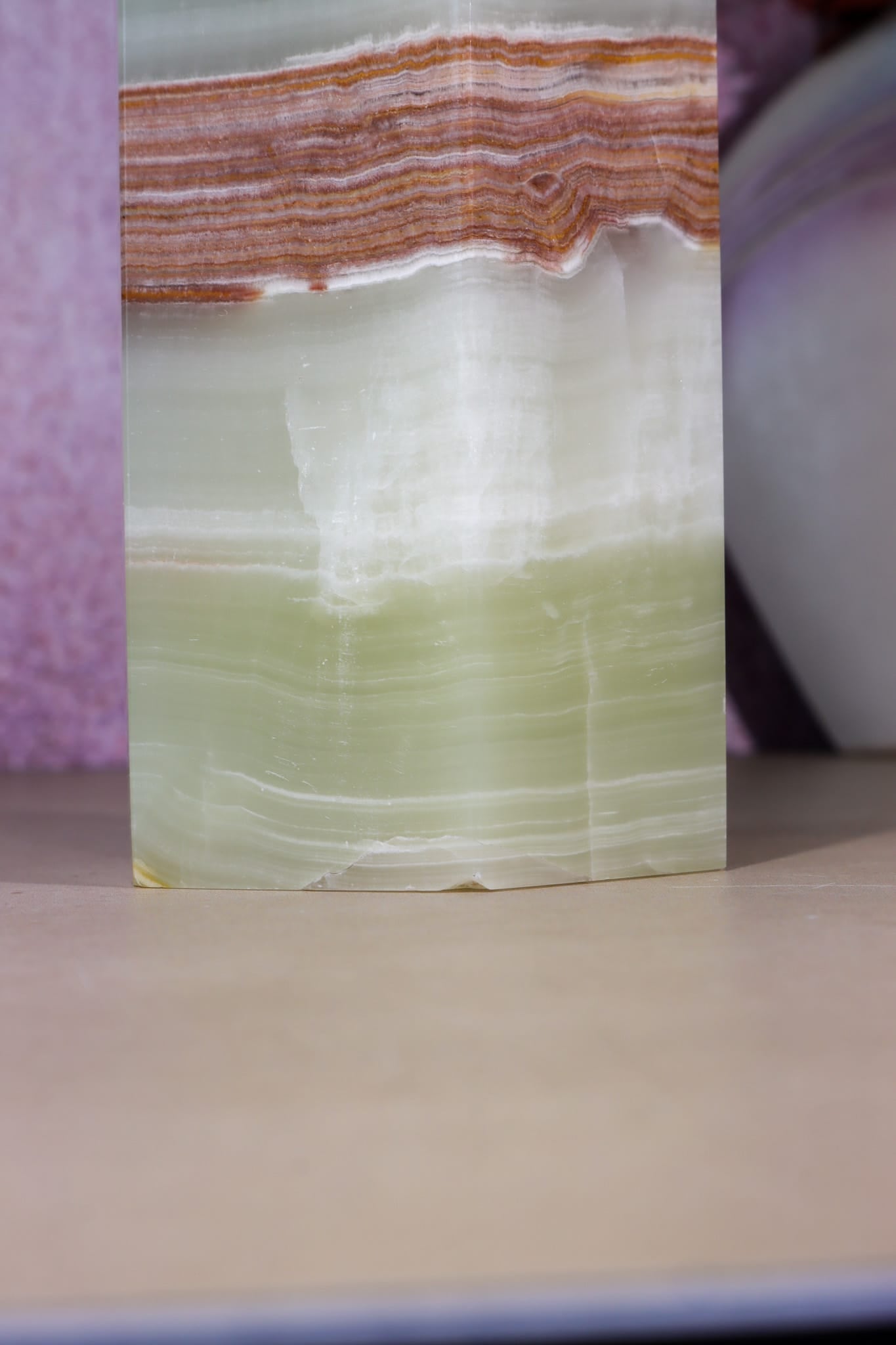 Green Onyx Tower | 3.24kg | India Towers Tali & Loz Crystals