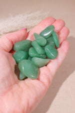 Green Quartz Tumblestones 20-30mm - Tali & Loz Crystals