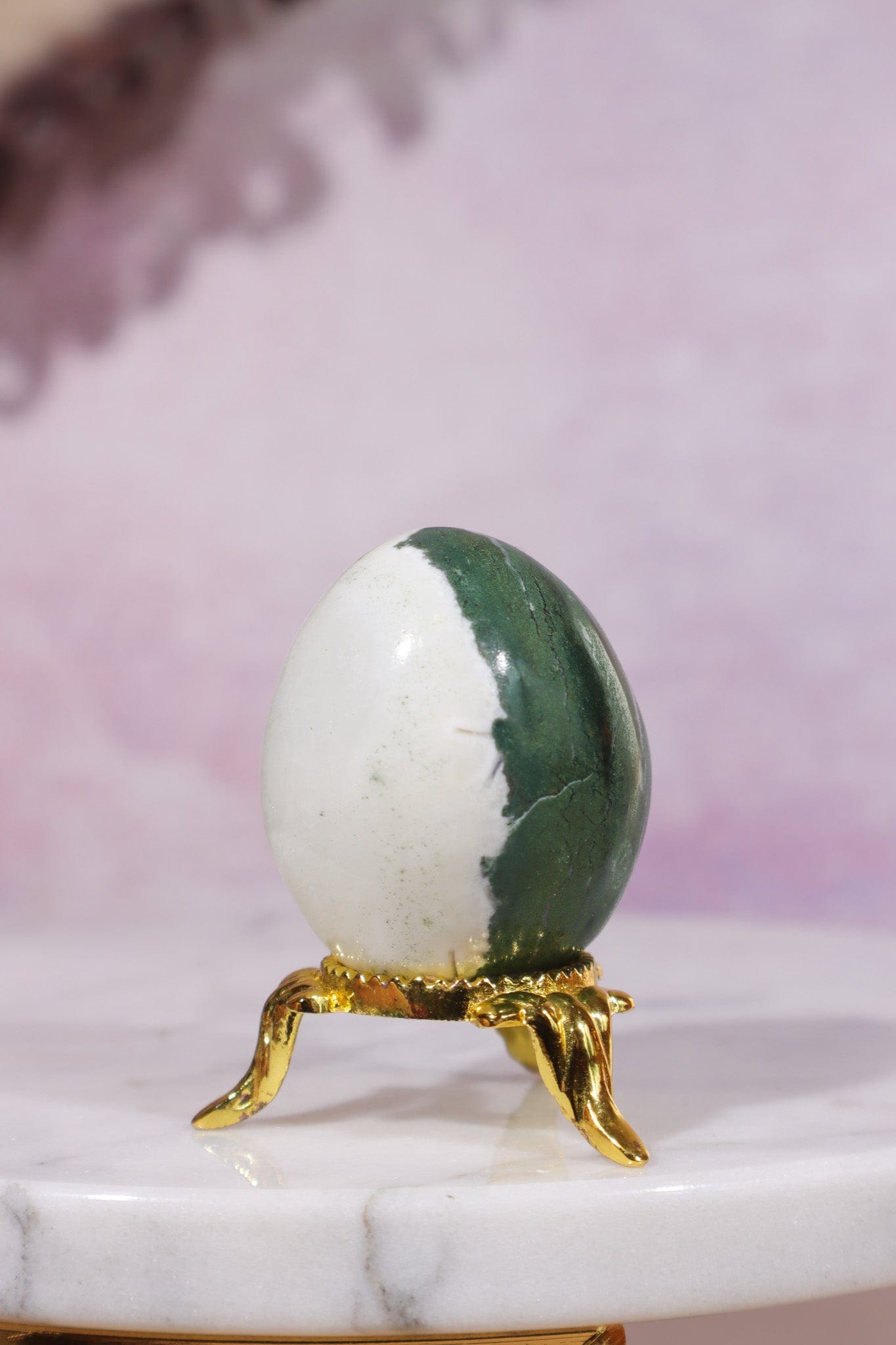 Green Sardonyx Egg 4cm Eggs Tali & Loz Crystals