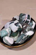 Green Sardonyx Tumblestones | 15-25mm | India Tumblestones Tali & Loz Crystals