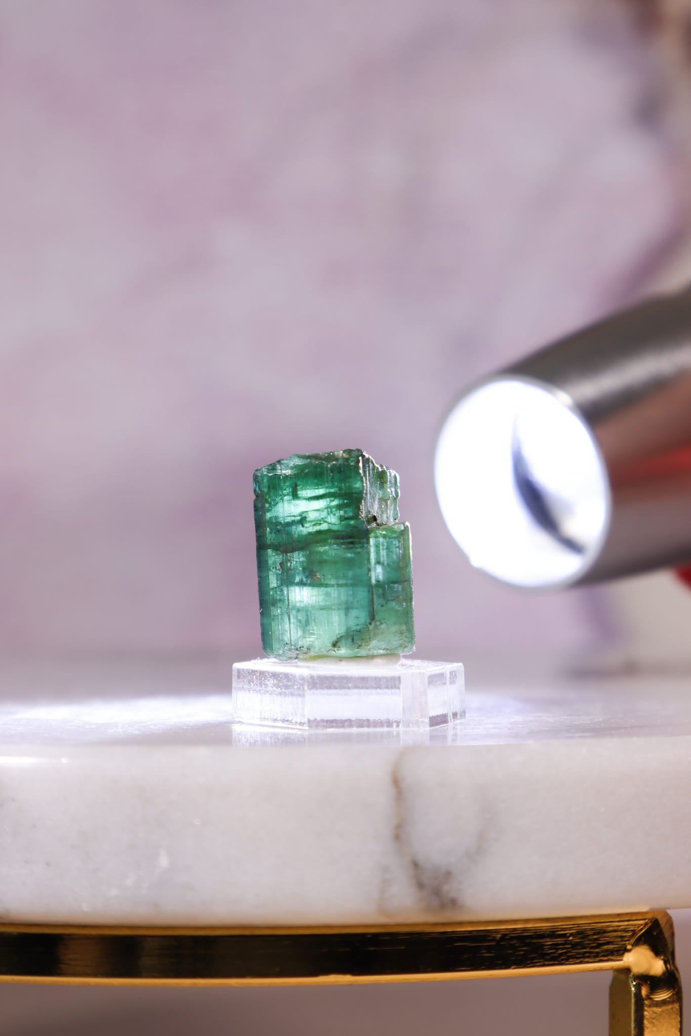 Green Tourmaline (Verdelite) | 14 × 13 × 11mm | Brazil Mineral Specimen Tali & Loz Crystals