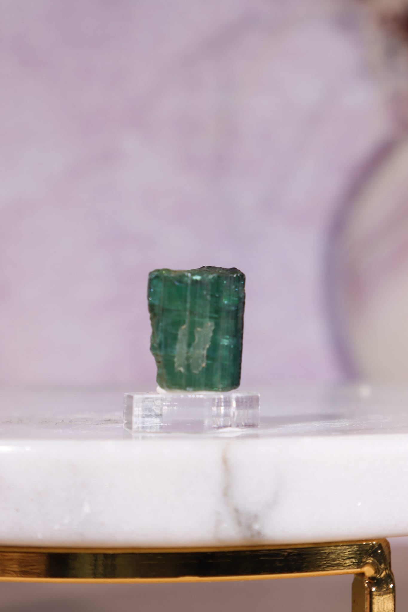 Green Tourmaline (Verdelite) | 14 × 13 × 11mm | Brazil Mineral Specimen Tali & Loz Crystals