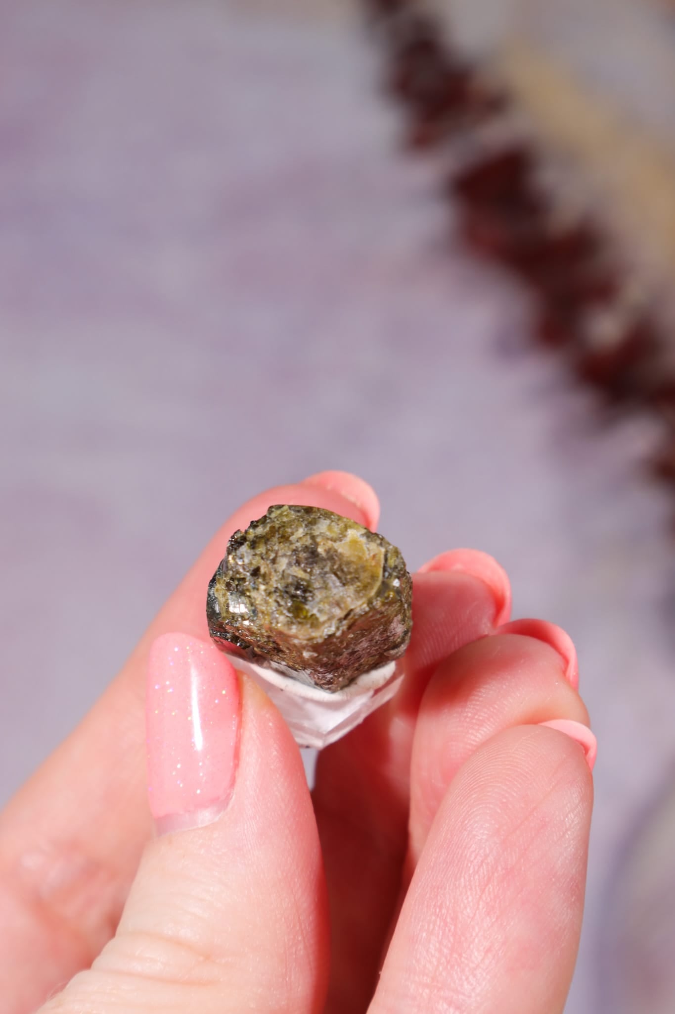 Green Tourmaline (Verdelite) | 16 × 16 × 12mm | Brazil Mineral Specimen Tali & Loz Crystals