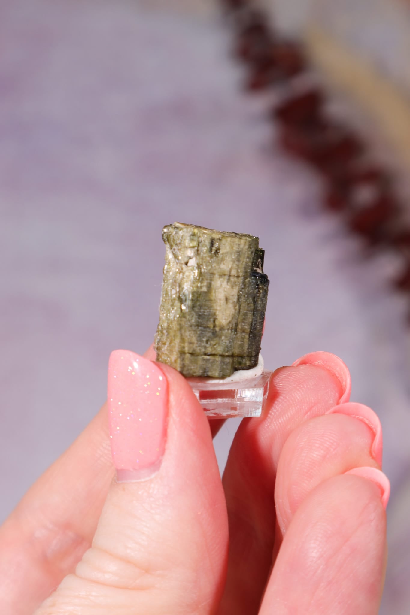 Green Tourmaline (Verdelite) | 16 × 16 × 12mm | Brazil Mineral Specimen Tali & Loz Crystals