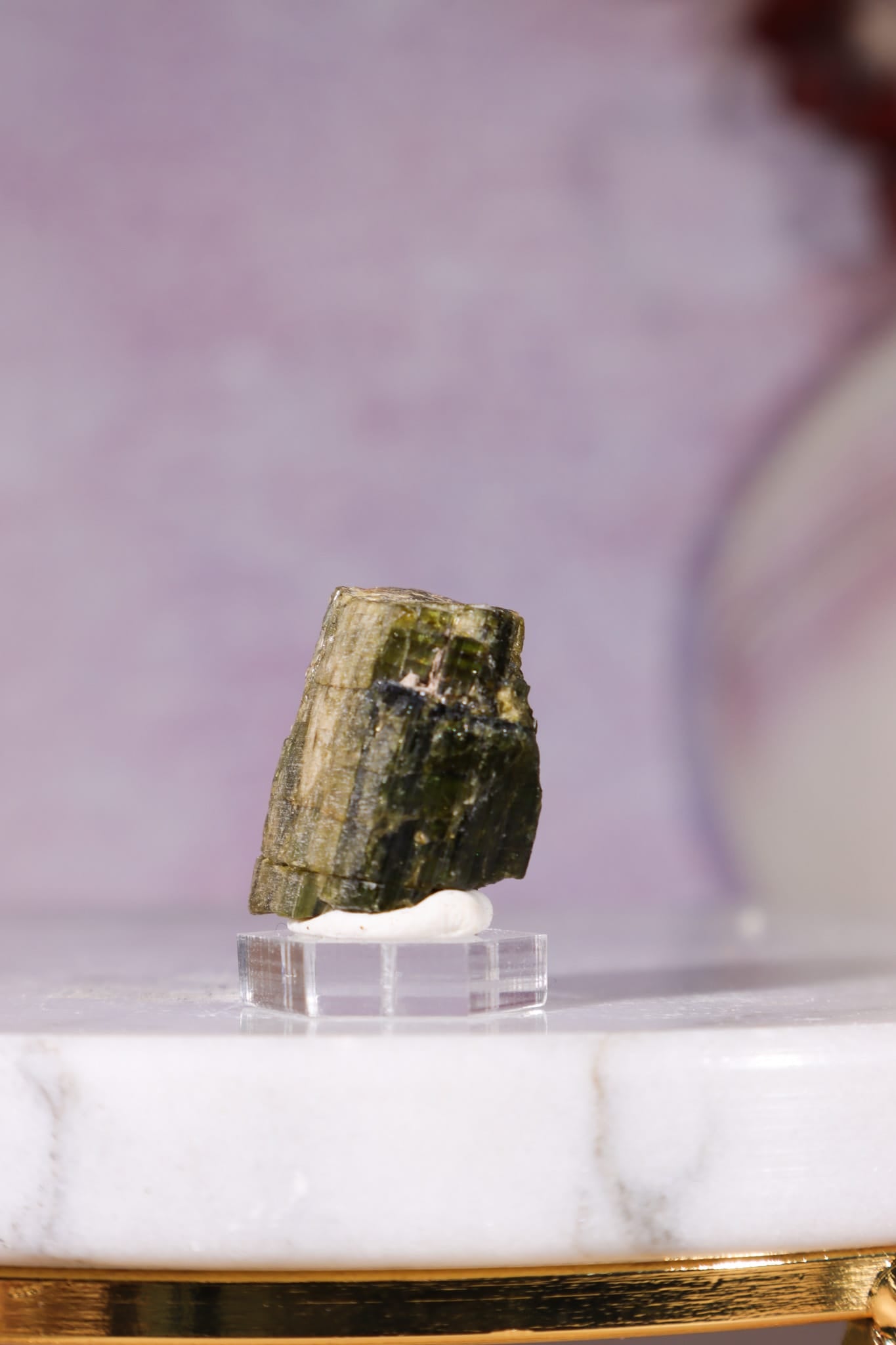 Green Tourmaline (Verdelite) | 16 × 16 × 12mm | Brazil Mineral Specimen Tali & Loz Crystals