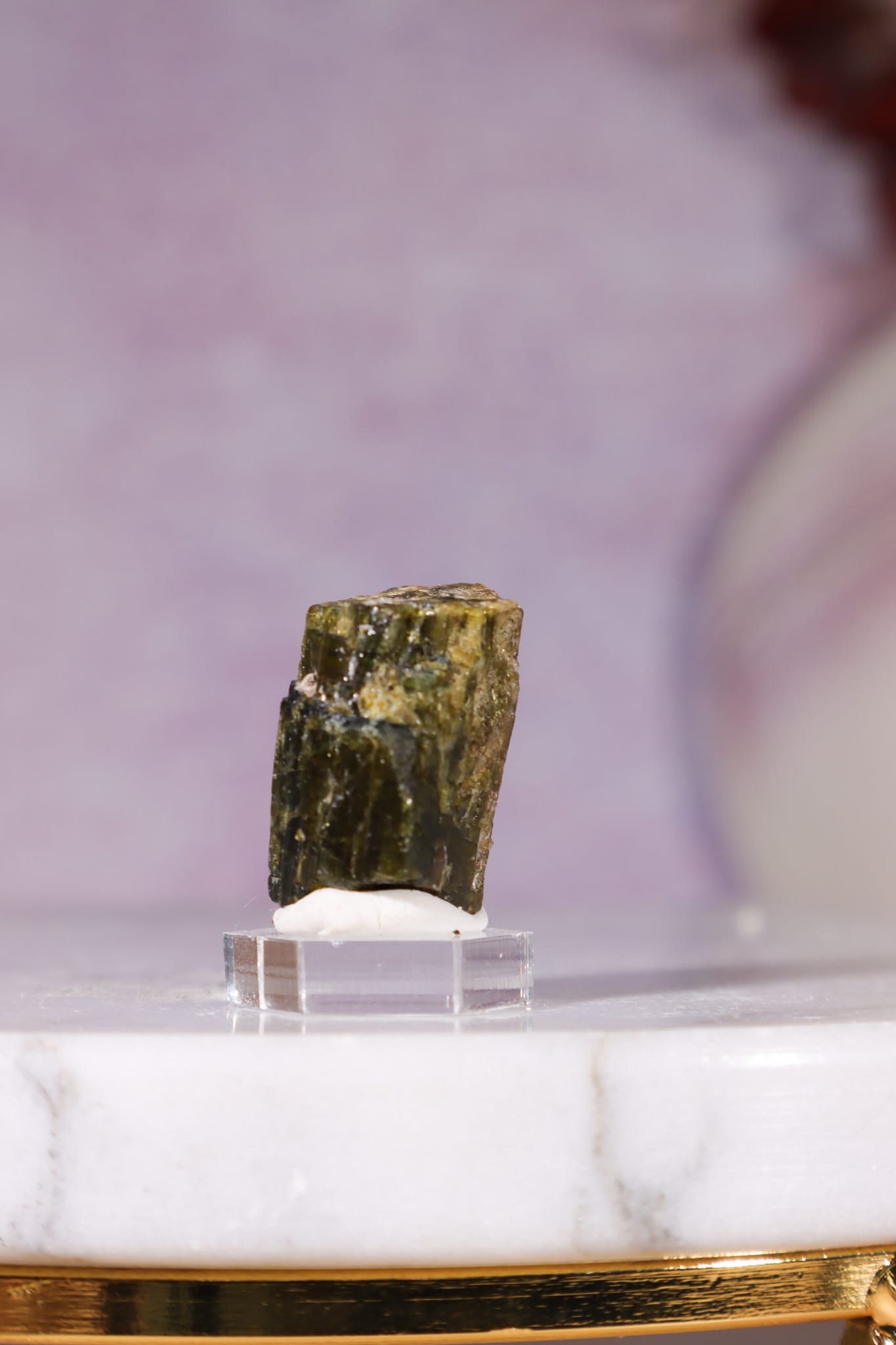 Green Tourmaline (Verdelite) | 16 × 16 × 12mm | Brazil Mineral Specimen Tali & Loz Crystals