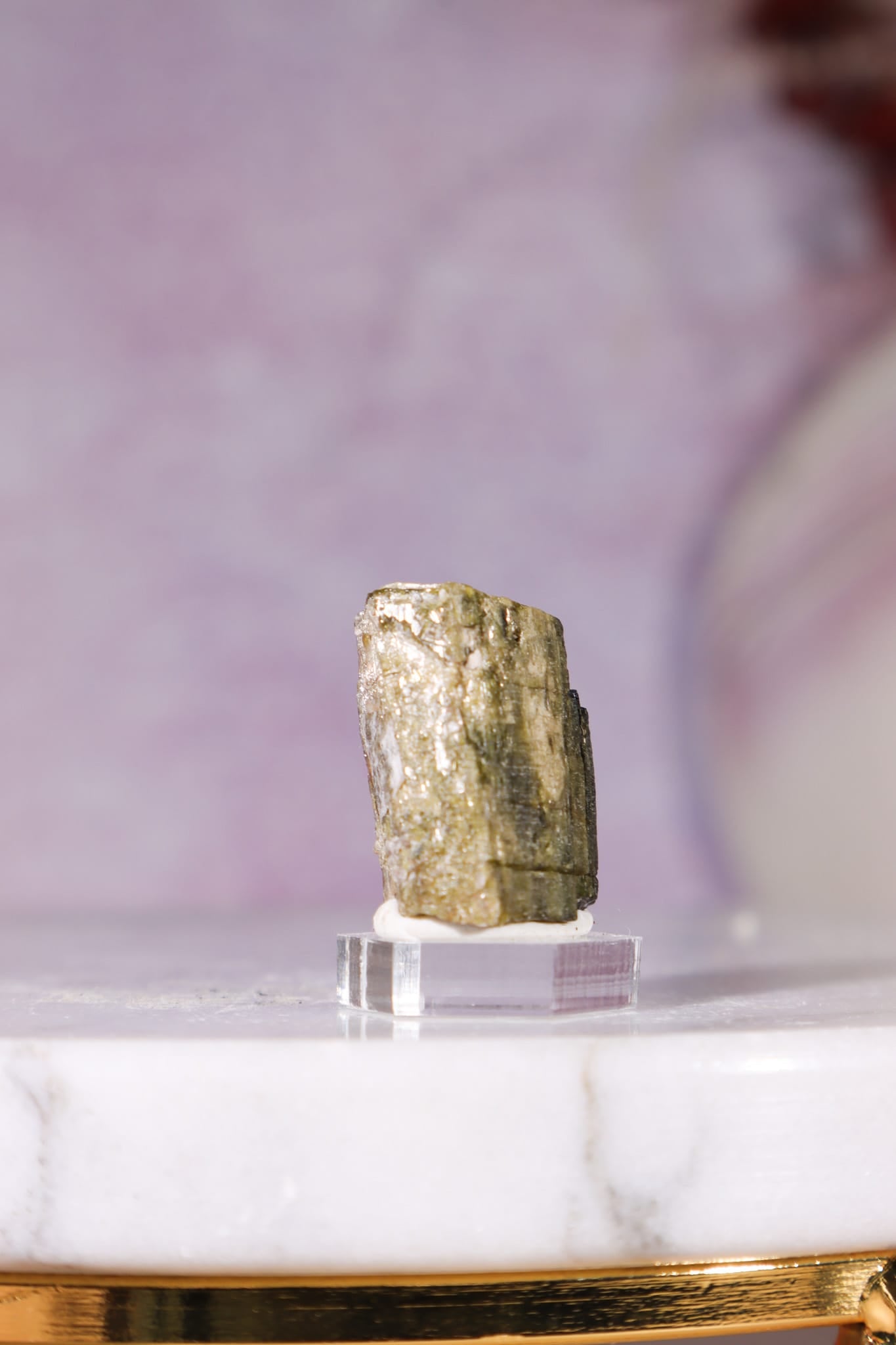 Green Tourmaline (Verdelite) | 16 × 16 × 12mm | Brazil Mineral Specimen Tali & Loz Crystals