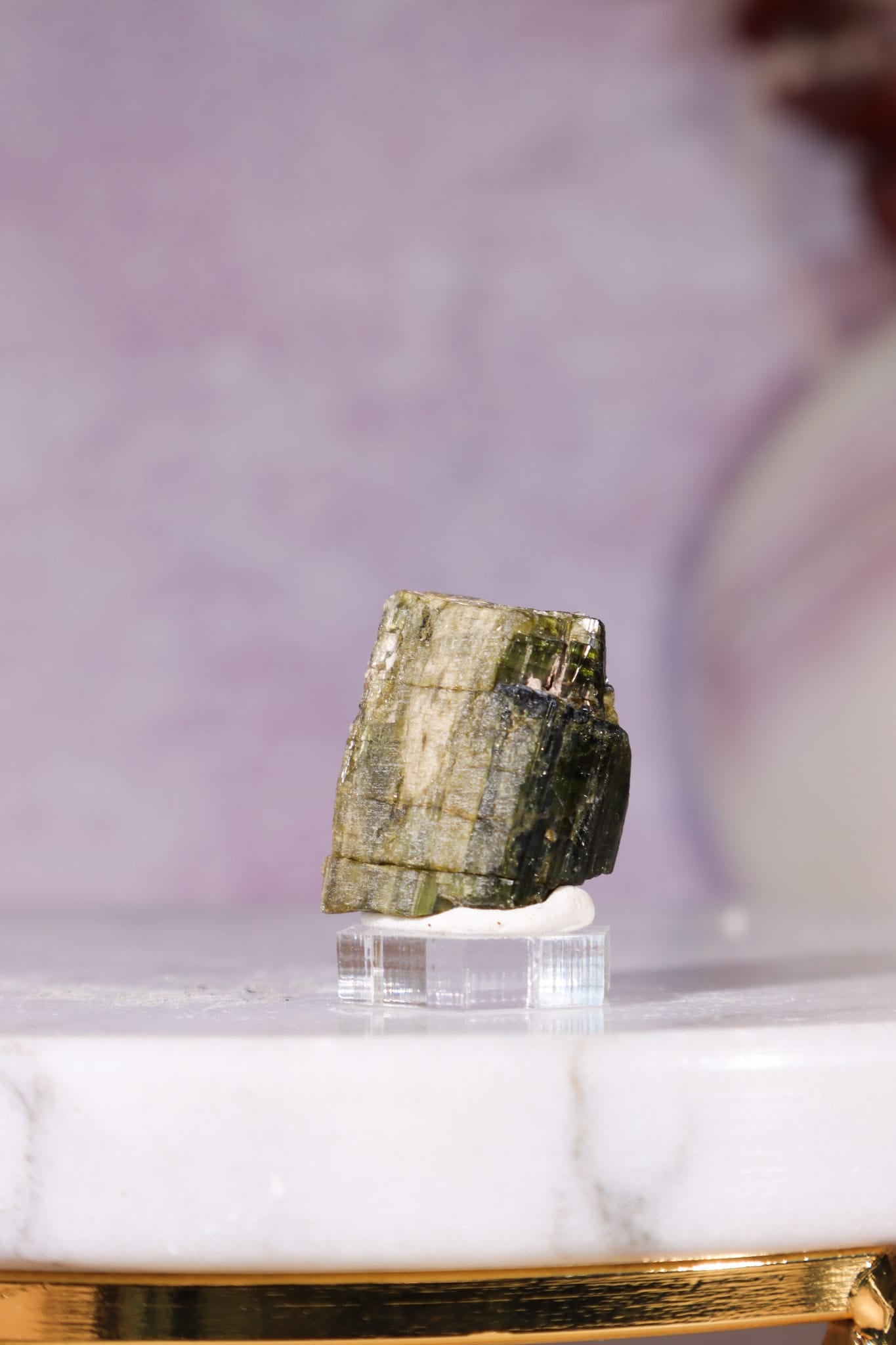 Green Tourmaline (Verdelite) | 16 × 16 × 12mm | Brazil Mineral Specimen Tali & Loz Crystals